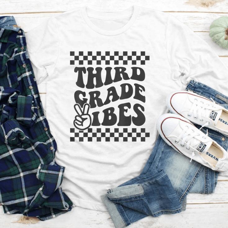 1st Day Of 3rd Grade Vibes Retro Girls Back To School Boys Youth Long Sleeve Tee