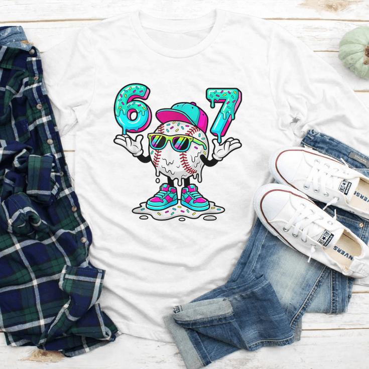 67 Baseball Drip Ice Cream 67 Baseball Men Boy Kids Youth Long Sleeve Tee 67 Baseball Drip Ice Cream 67 Baseball Men Boy Kids Youth Long Sleeve Tee