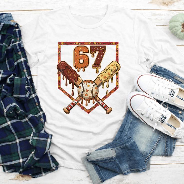 67 Baseball Drip Thanksgiving Six Seven Boys Teens Kids Youth Long Sleeve Tee 67 Baseball Drip Thanksgiving Six Seven Boys Teens Kids Youth Long Sleeve Tee