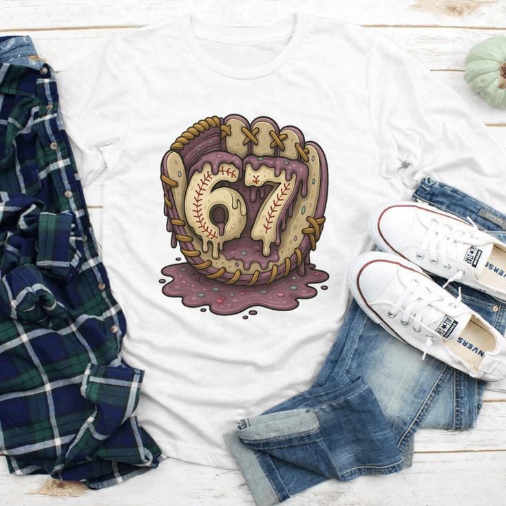 67 Ice Cream Drip Six Seven Baseball Premium Tri-Blend Youth Long Sleeve Tee