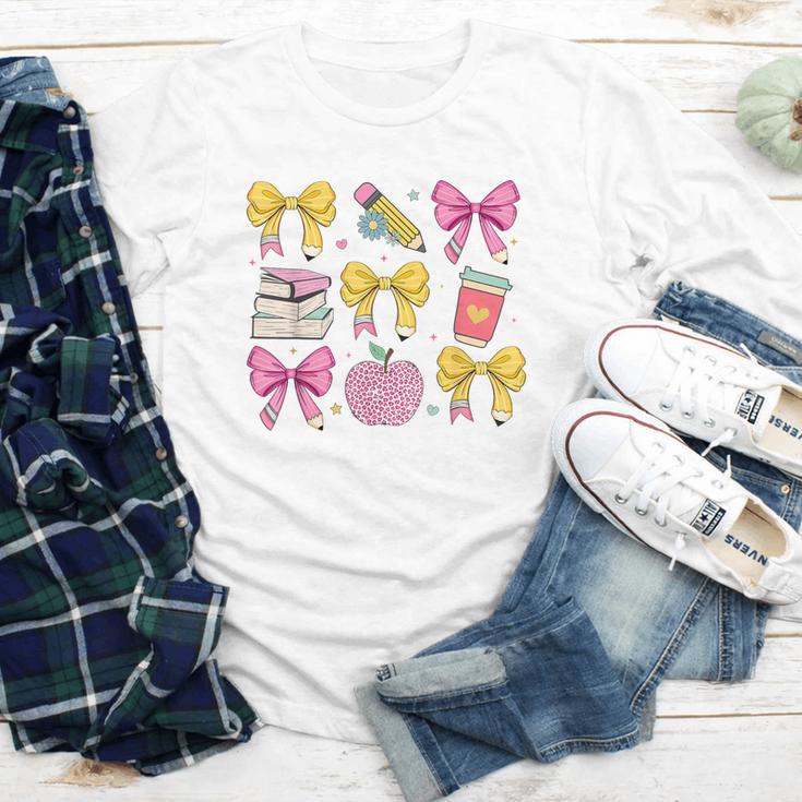 Apple Coquette Bow Books First Day Of School Back To School Youth Long Sleeve Tee Apple Coquette Bow Books First Day Of School Back To School Youth Long Sleeve Tee