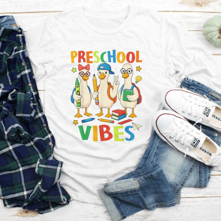 Back To School Cute Goose Preschool Vibes Girls Boys Youth Long Sleeve Tee Back To School Cute Goose Preschool Vibes Girls Boys Youth Long Sleeve Tee