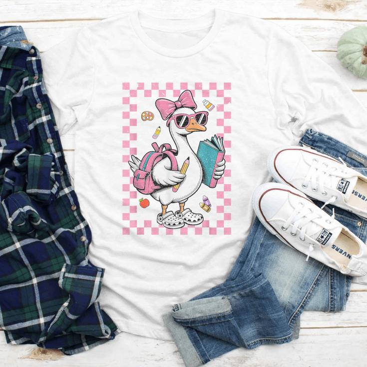 Back To School Goose First Day Of School Boy Girl Youth Long Sleeve Tee Back To School Goose First Day Of School Boy Girl Youth Long Sleeve Tee