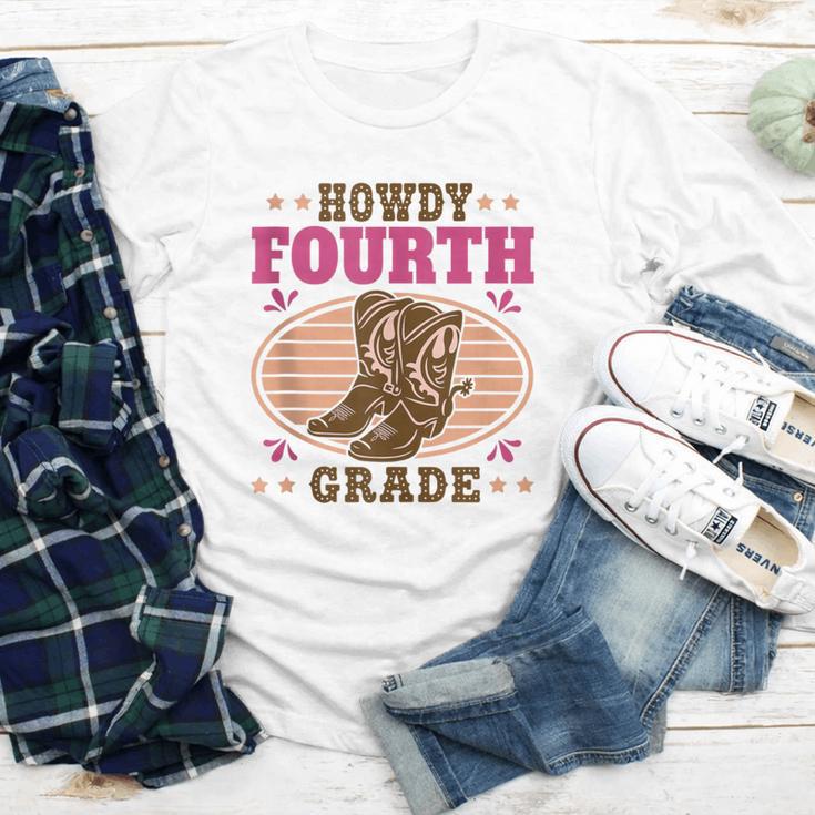 Back To School Howdy Fourth Grade Girls Youth Long Sleeve Tee