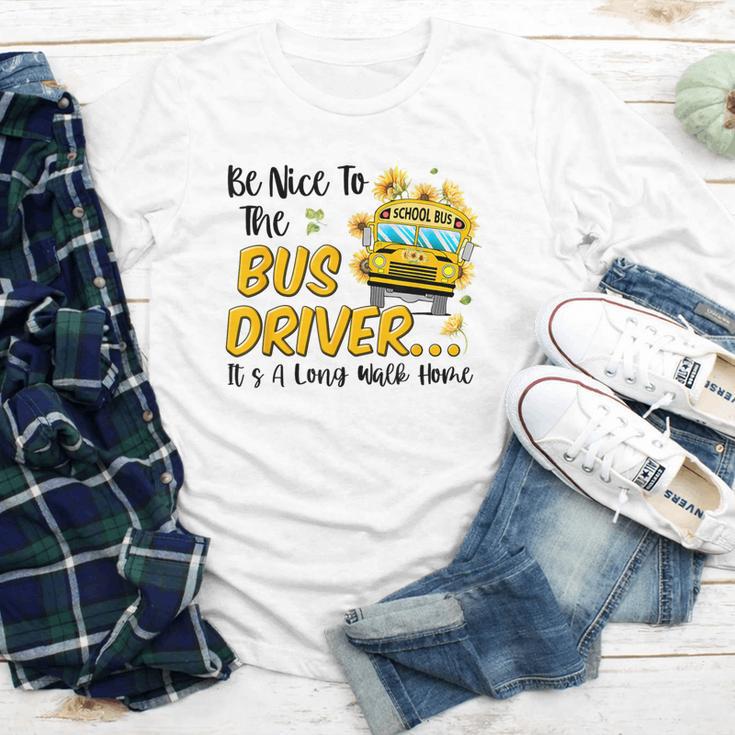 Back To School Be Nice To The Bus Driver Magic School Bus Youth Long Sleeve Tee Back To School Be Nice To The Bus Driver Magic School Bus Youth Long Sleeve Tee