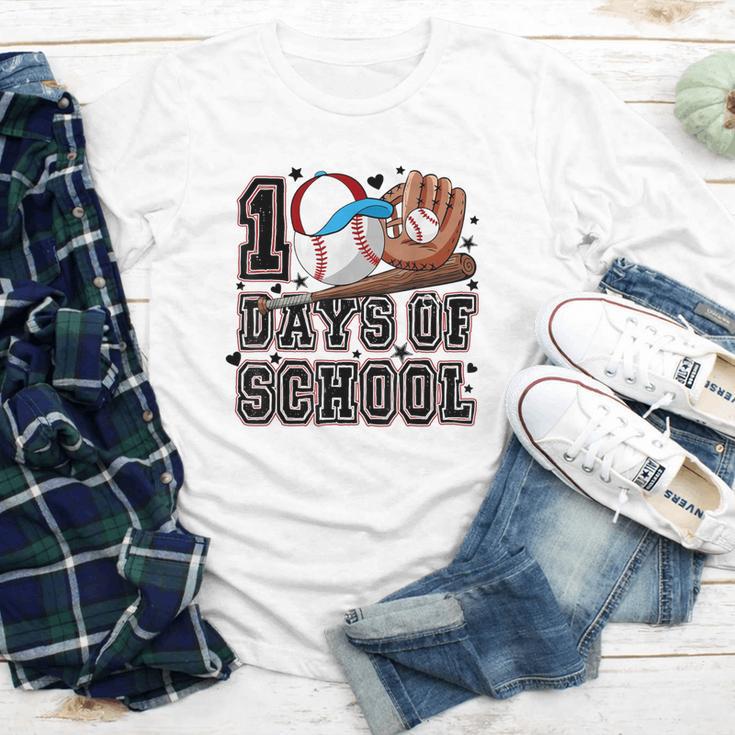 Baseball 100 Days Of School Happy 100th Day Teachers Kids Youth Long Sleeve Tee