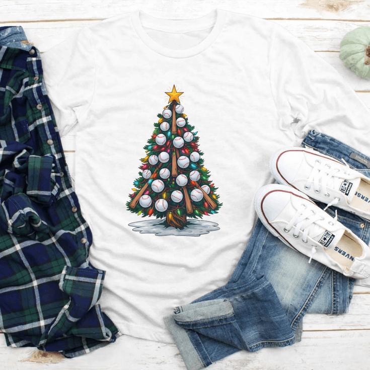 Baseball Christmas Tree Men Boys Youth Santa Sports Youth Long Sleeve Tee Baseball Christmas Tree Men Boys Youth Santa Sports Youth Long Sleeve Tee