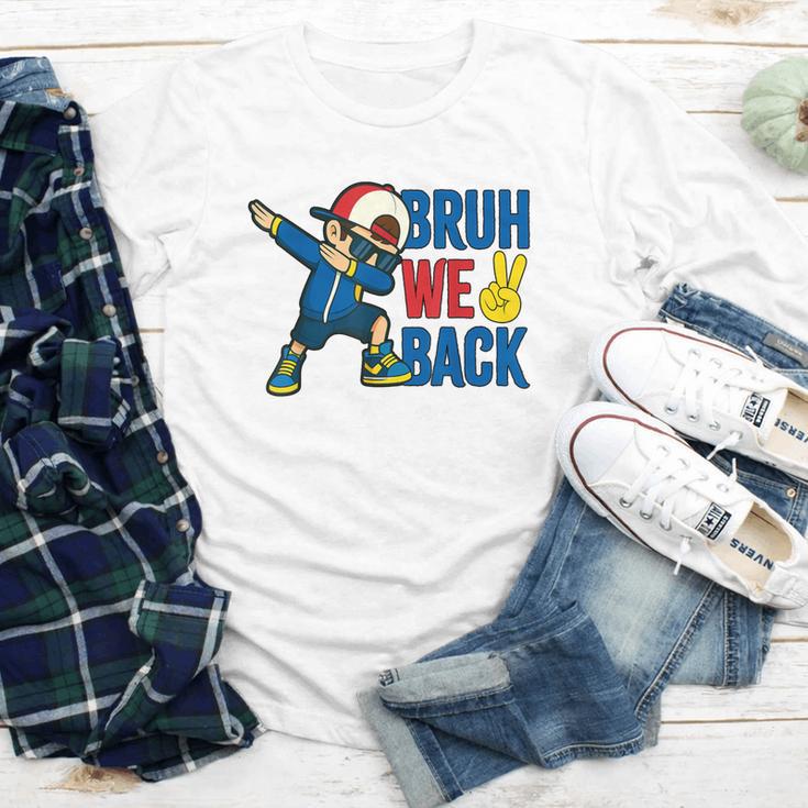 Bruh We Back To School Dabbing First Day Of School Youth Long Sleeve Tee