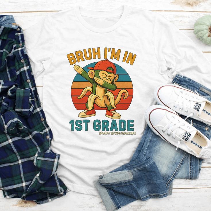 Bruh I’m In 1st Grade Italian Brainrot Meme Back To School Premium Tri-Blend Youth Long Sleeve Tee Bruh I’m In 1st Grade Italian Brainrot Meme Back To School Premium Tri-Blend Youth Long Sleeve Tee