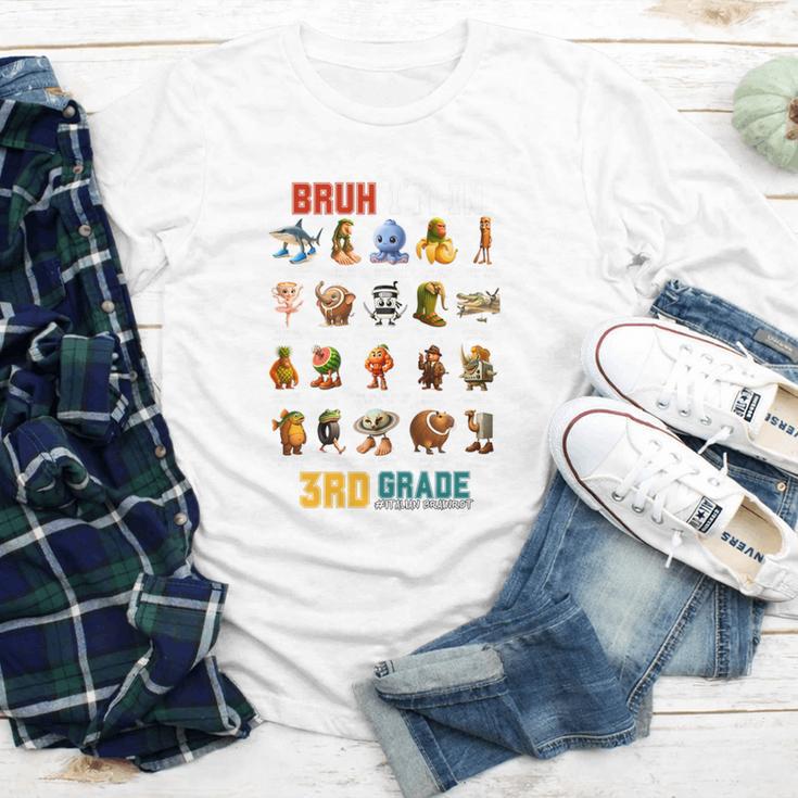 Bruh I’m In 3rd Grade Back To School Italian Brainrot Premium Tri-Blend Youth Long Sleeve Tee