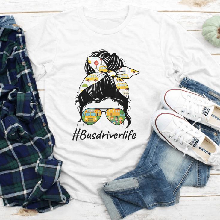 Bus Driver Life Messy Bun Back To School Bus Driver Youth Long Sleeve Tee Bus Driver Life Messy Bun Back To School Bus Driver Youth Long Sleeve Tee