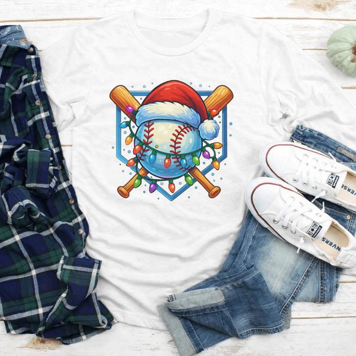 Christmas Baseball Drip For Boys Kids Ice Cream Drip Youth Long Sleeve Tee