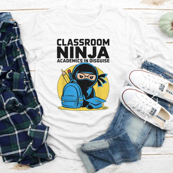 Classroom Ninja Academics In Disguise Back To School Student Youth Long Sleeve Tee Classroom Ninja Academics In Disguise Back To School Student Youth Long Sleeve Tee