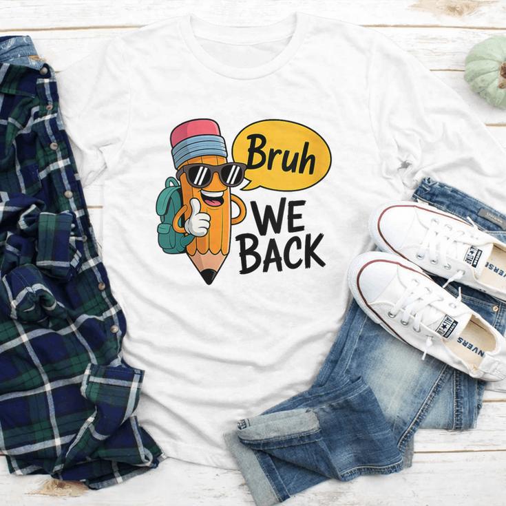 Cool Cartoon Pencil Saying Bruh Back To School Youth Long Sleeve Tee Cool Cartoon Pencil Saying Bruh Back To School Youth Long Sleeve Tee