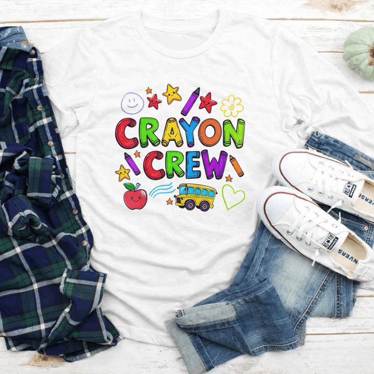 Crayon Crew Cute Back To School Youth Long Sleeve Tee
