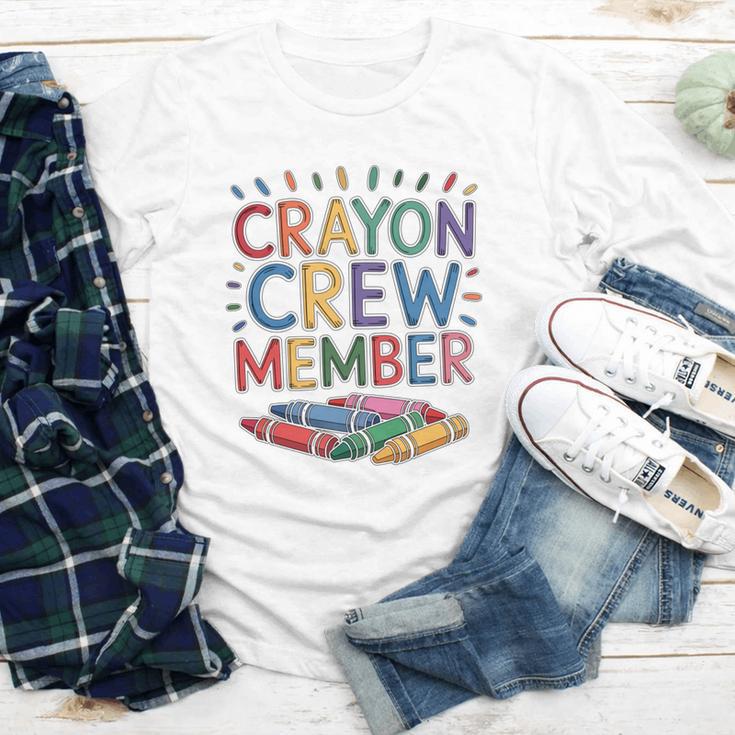 Crayon Crew Member Back To School Coloring Art Classes Youth Long Sleeve Tee Crayon Crew Member Back To School Coloring Art Classes Youth Long Sleeve Tee