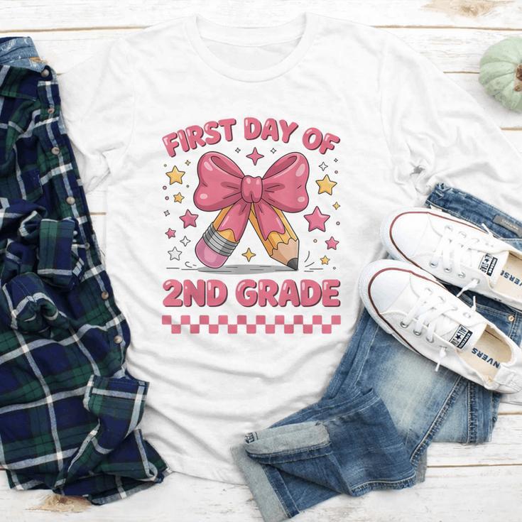 First Day Of 2nd Grade Coquette Back To School Girls Kids Youth Long Sleeve Tee First Day Of 2nd Grade Coquette Back To School Girls Kids Youth Long Sleeve Tee