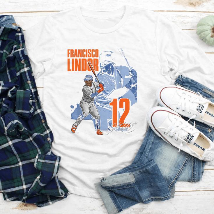 Francisco Lindor New York M Baseball Players MLBFLI304N Youth Long Sleeve Tee Francisco Lindor New York M Baseball Players MLBFLI304N Youth Long Sleeve Tee
