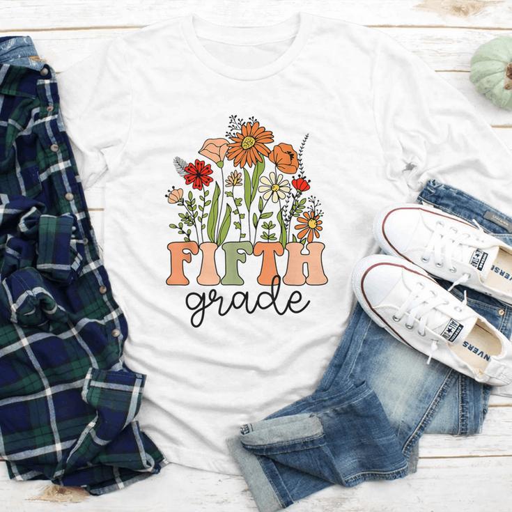 Groovy Fifth Grade Wildflowers Back To School 5th Grade Youth Long Sleeve Tee Groovy Fifth Grade Wildflowers Back To School 5th Grade Youth Long Sleeve Tee