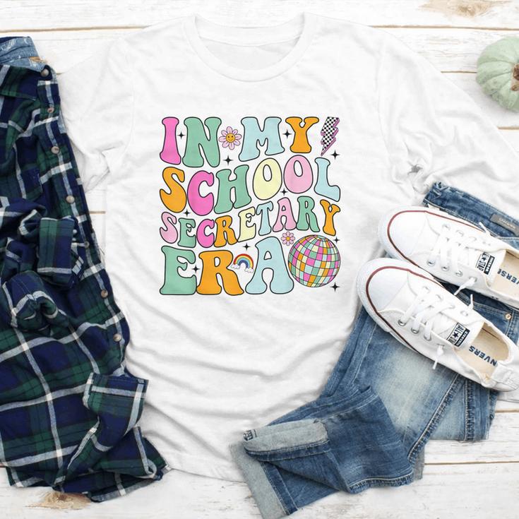 Groovy In My School Secretary Era Back To School Youth Long Sleeve Tee Groovy In My School Secretary Era Back To School Youth Long Sleeve Tee