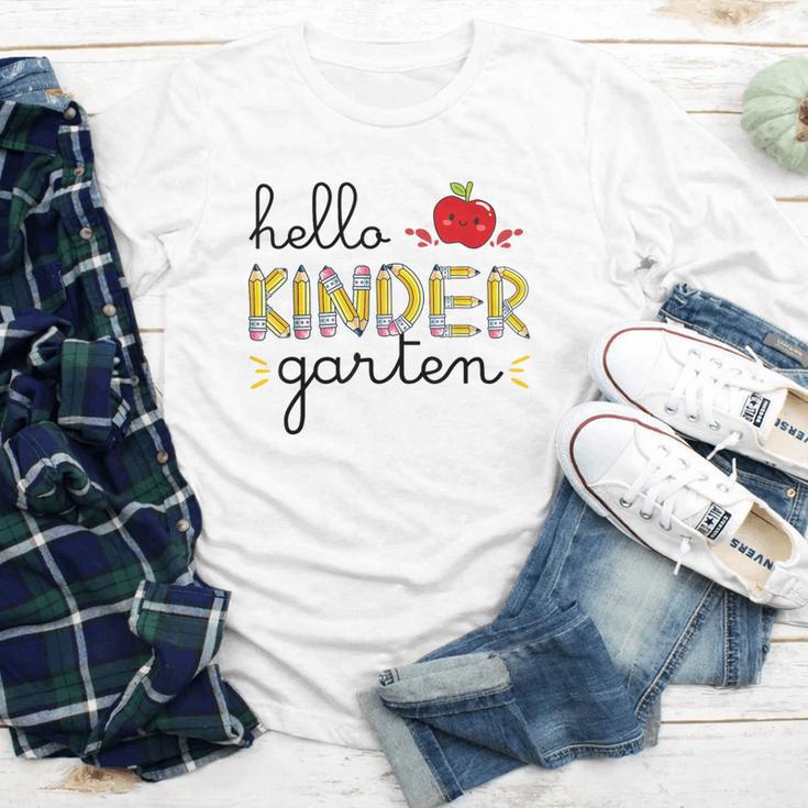 Hello Kindergarten Back To School Cute First Day Kids School Youth Long Sleeve Tee Hello Kindergarten Back To School Cute First Day Kids School Youth Long Sleeve Tee