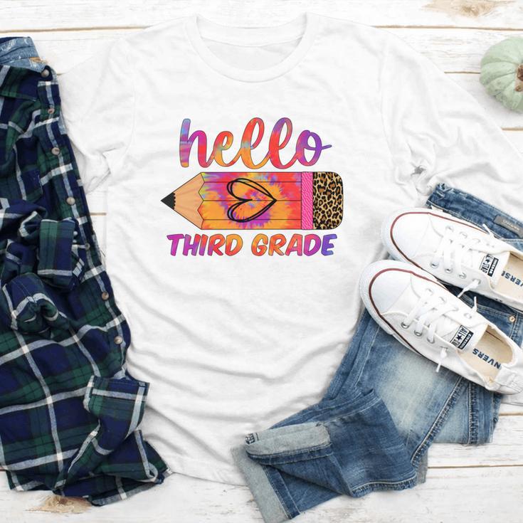 Hello Third Grade Back To School Pencil Tie Dye 3rd Grade Performance Youth Long Sleeve Tee Hello Third Grade Back To School Pencil Tie Dye 3rd Grade Performance Youth Long Sleeve Tee