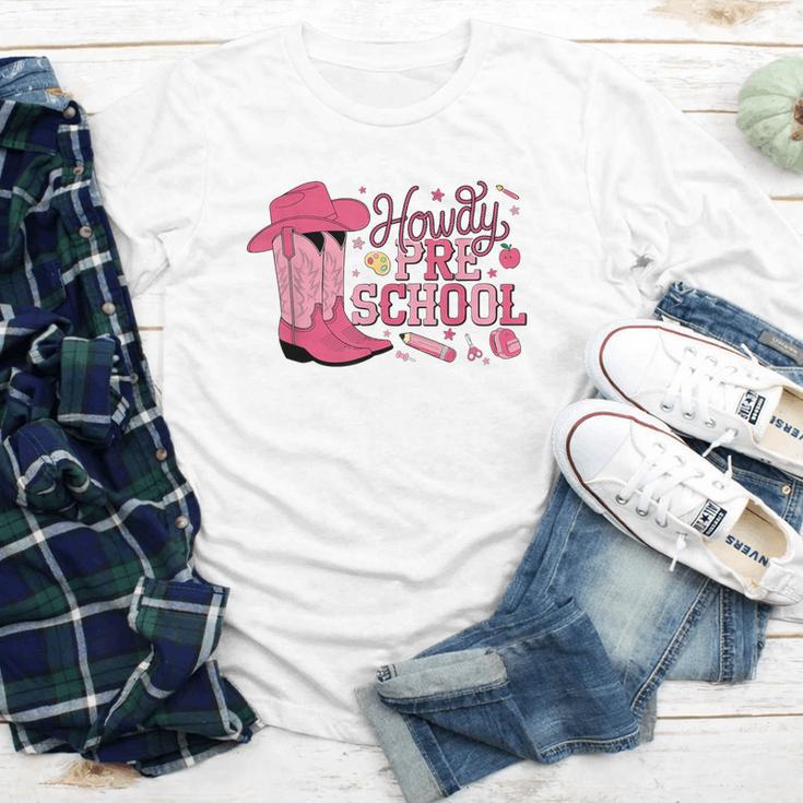Howdy Preschool Back To School Western Cowboy Cowgirls Pre-K Youth Long Sleeve Tee Howdy Preschool Back To School Western Cowboy Cowgirls Pre-K Youth Long Sleeve Tee