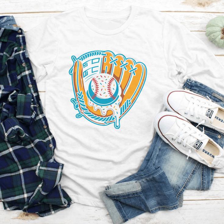 Ice Cream Baseball Mitt Drippy Scoop Baseball Sports Youth Long Sleeve Tee Ice Cream Baseball Mitt Drippy Scoop Baseball Sports Youth Long Sleeve Tee