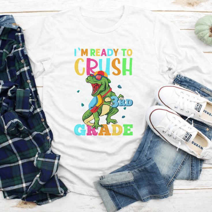 I'm Ready To Crush 3rd Grade Dinosaur Back To School Youth Long Sleeve Tee