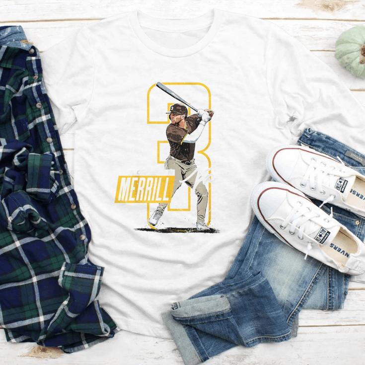 Jackson Merrill San Diego MLB Baseball Player MLBJME202M Youth Long Sleeve Tee Jackson Merrill San Diego MLB Baseball Player MLBJME202M Youth Long Sleeve Tee