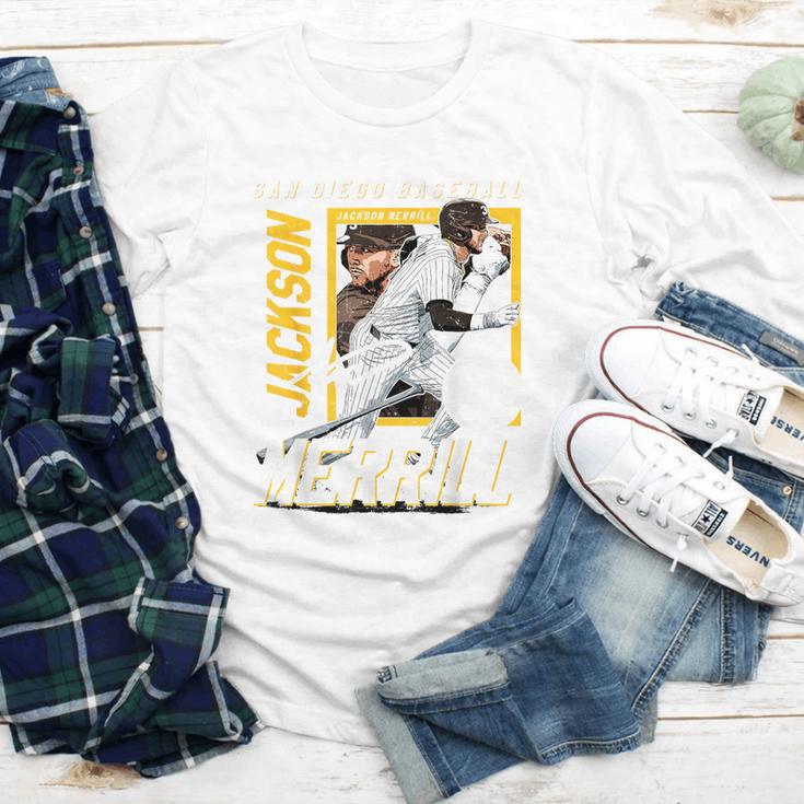 Jackson Merrill San Diego MLB Baseball Player MLBJME203M Youth Long Sleeve Tee
