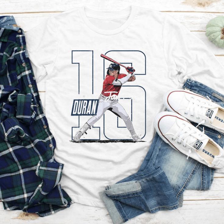 Jarren Duran Boston MLB Baseball Players MLBJDU202M Youth Long Sleeve Tee Jarren Duran Boston MLB Baseball Players MLBJDU202M Youth Long Sleeve Tee