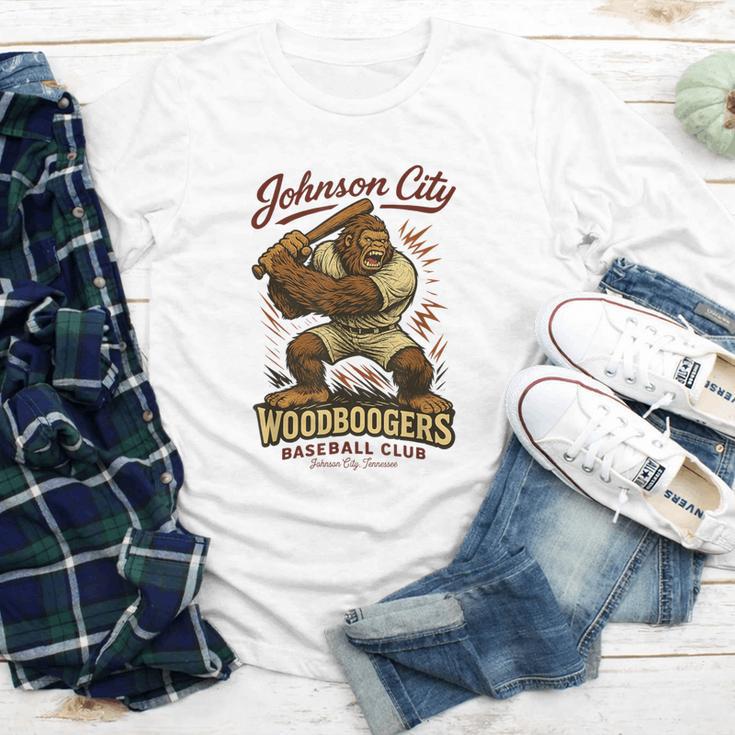 Johnson City Woodboogers Retro Baseball Club Youth Long Sleeve Tee Johnson City Woodboogers Retro Baseball Club Youth Long Sleeve Tee