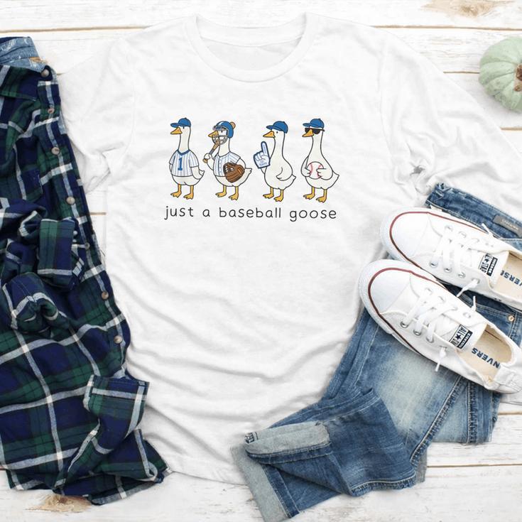 Just a Baseball GooseLife Is Better With Geese On Your Team Youth Long Sleeve Tee