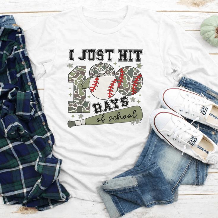 Kids I Just Hit 100 Days Boys 100 Days Of School Baseball Kids Youth Long Sleeve Tee Kids I Just Hit 100 Days Boys 100 Days Of School Baseball Kids Youth Long Sleeve Tee