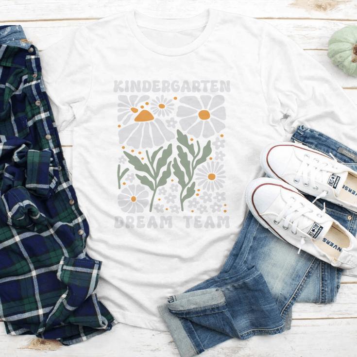 Kindergarten Dream Team First Day Back To School Boho Flower Performance Youth Long Sleeve Tee Kindergarten Dream Team First Day Back To School Boho Flower Performance Youth Long Sleeve Tee