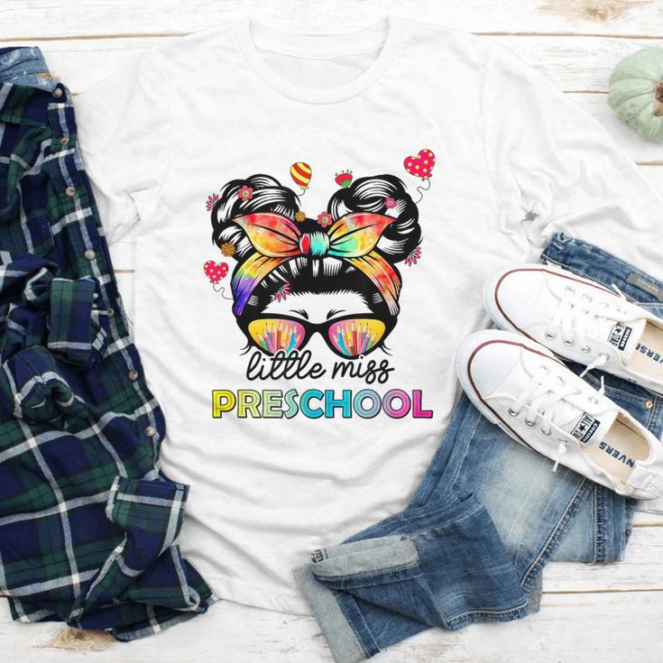 Little Miss Preschool Back To School Messy Kids Girls Youth Long Sleeve Tee Little Miss Preschool Back To School Messy Kids Girls Youth Long Sleeve Tee