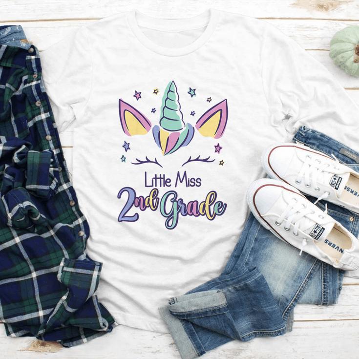 Little Miss Second Grade 2025 2nd Grade Back To School Youth Long Sleeve Tee