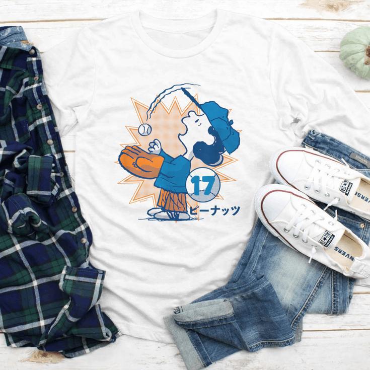 Lucy Van Pelt Baseball Catch Youth Long Sleeve Tee