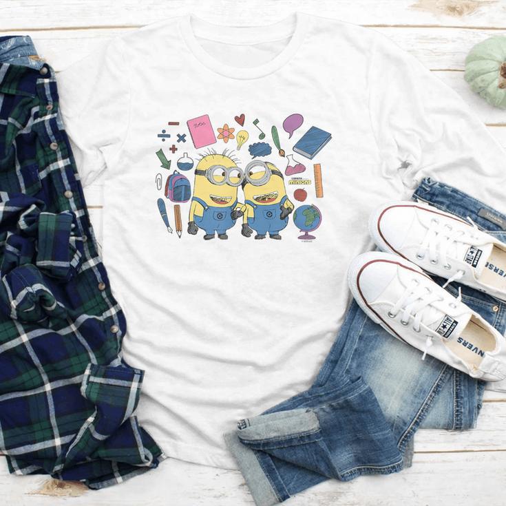 Minions Back To School Sketched Youth Long Sleeve Tee