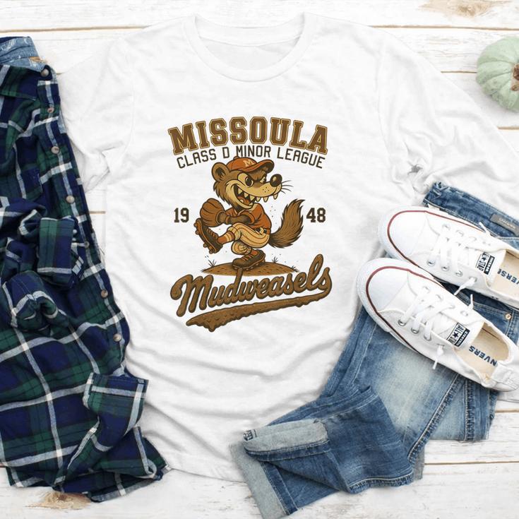 Missoula Mudweasels Retro Minor League Baseball Youth Long Sleeve Tee Missoula Mudweasels Retro Minor League Baseball Youth Long Sleeve Tee