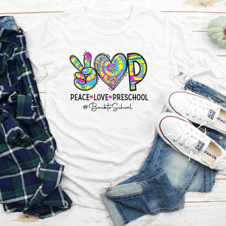 Peace Love Preschool First Day Of Preschool Back To School Youth Long Sleeve Tee