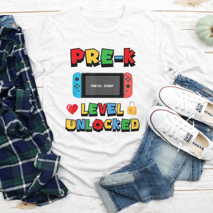 Pre-K Level Unlocked Back To School Video Game Youth Long Sleeve Tee Pre-K Level Unlocked Back To School Video Game Youth Long Sleeve Tee