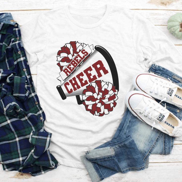 Rebels Cheer Back To School Cheerleading Spirit M Performance Youth Long Sleeve Tee Rebels Cheer Back To School Cheerleading Spirit M Performance Youth Long Sleeve Tee