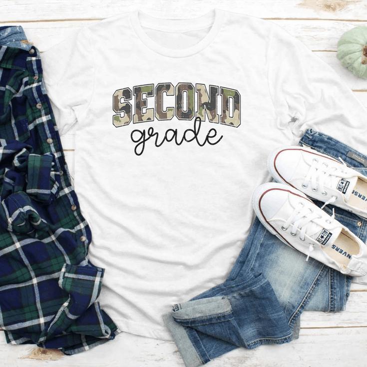 Retro Second Grade Camo Back To School Girls Boys 2nd Grade Youth Long Sleeve Tee Retro Second Grade Camo Back To School Girls Boys 2nd Grade Youth Long Sleeve Tee