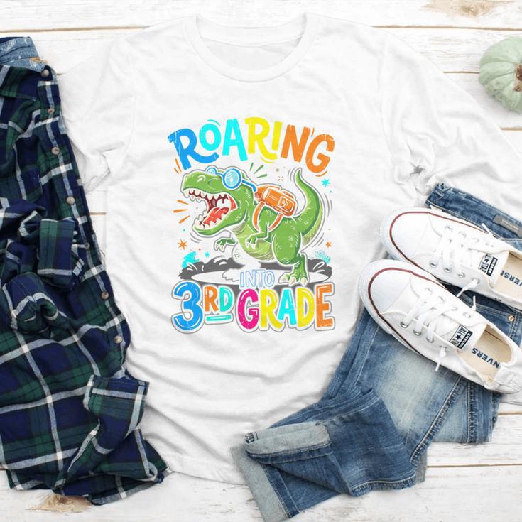 Roaring Into 3rd Grade Back To School Dinosaurus T-Rex Premium Tri-Blend Youth Long Sleeve Tee Roaring Into 3rd Grade Back To School Dinosaurus T-Rex Premium Tri-Blend Youth Long Sleeve Tee