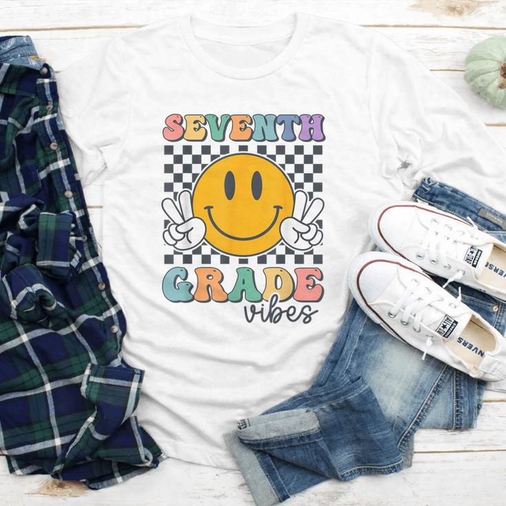 Seventh Grade Vibes Cute Smile Back To School 7th Grade Team Youth Long Sleeve Tee Seventh Grade Vibes Cute Smile Back To School 7th Grade Team Youth Long Sleeve Tee