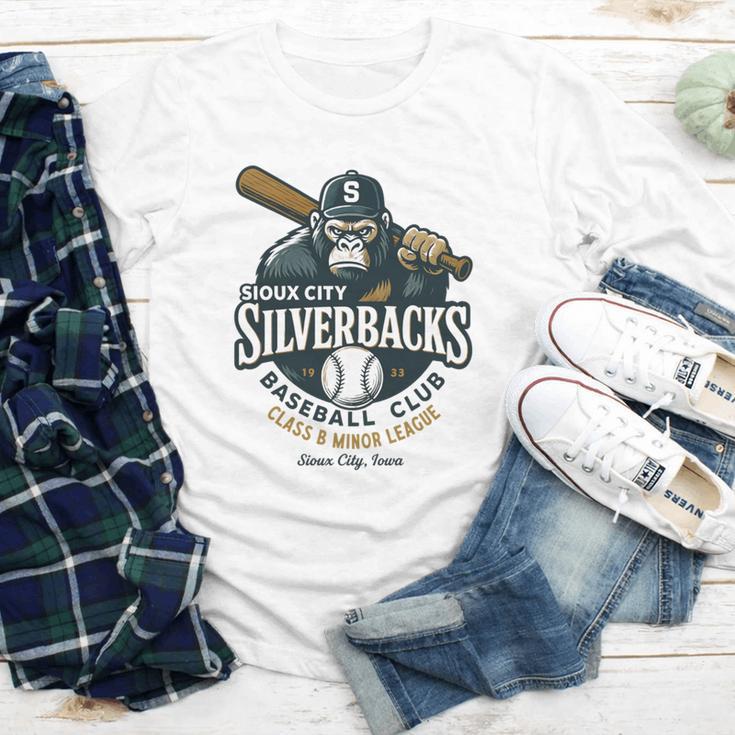 Sioux City Silverbacks Retro Minor League Baseball Youth Long Sleeve Tee Sioux City Silverbacks Retro Minor League Baseball Youth Long Sleeve Tee