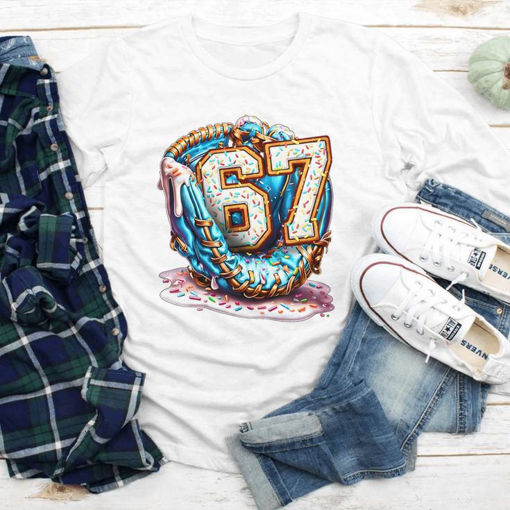 Six Seven Baseball Lifestyle 67 Meme Gen Alpha Slang Premium Tri-Blend Youth Long Sleeve Tee Six Seven Baseball Lifestyle 67 Meme Gen Alpha Slang Premium Tri-Blend Youth Long Sleeve Tee