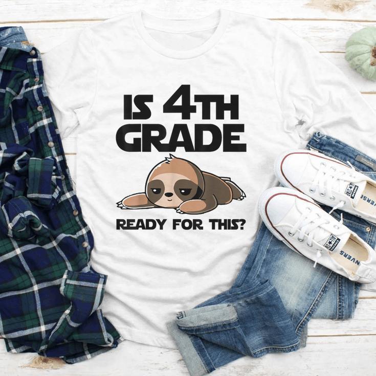 Sloth Is 4th Grade Ready For This Back To School Youth Long Sleeve Tee Sloth Is 4th Grade Ready For This Back To School Youth Long Sleeve Tee
